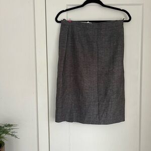 MaxMara Charcoal Pencil Skirt